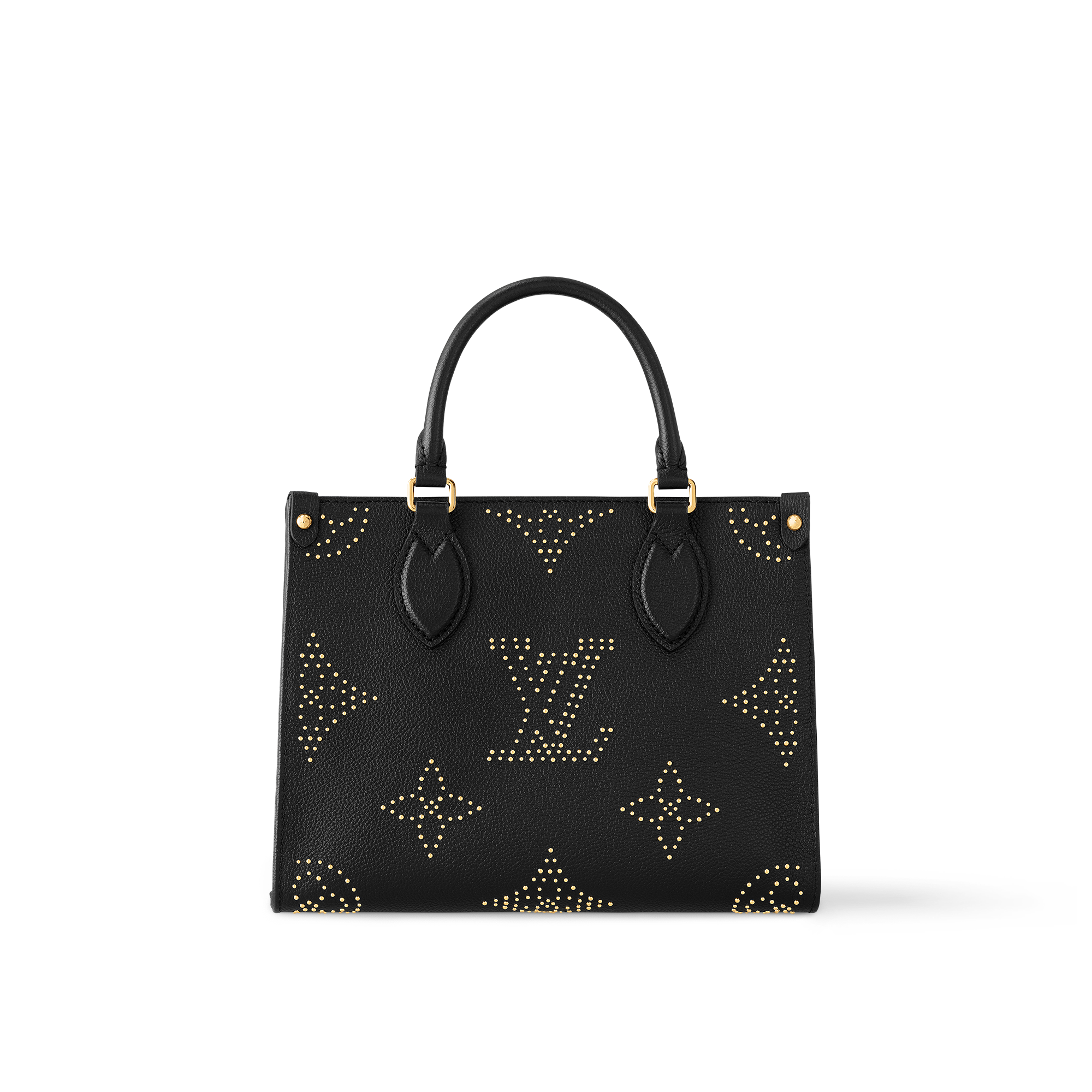 Louis vuitton black leather on sale tote